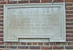 Site of old East Surrey Hospital