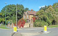 entrance to park